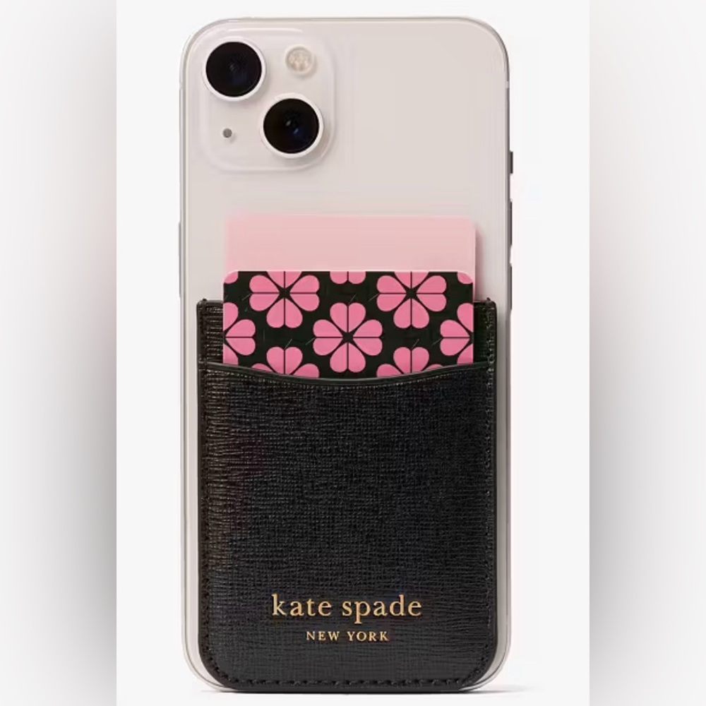 Kate Spade Morgan Double Sticker Phone Pocket - Picture 2 of 3
